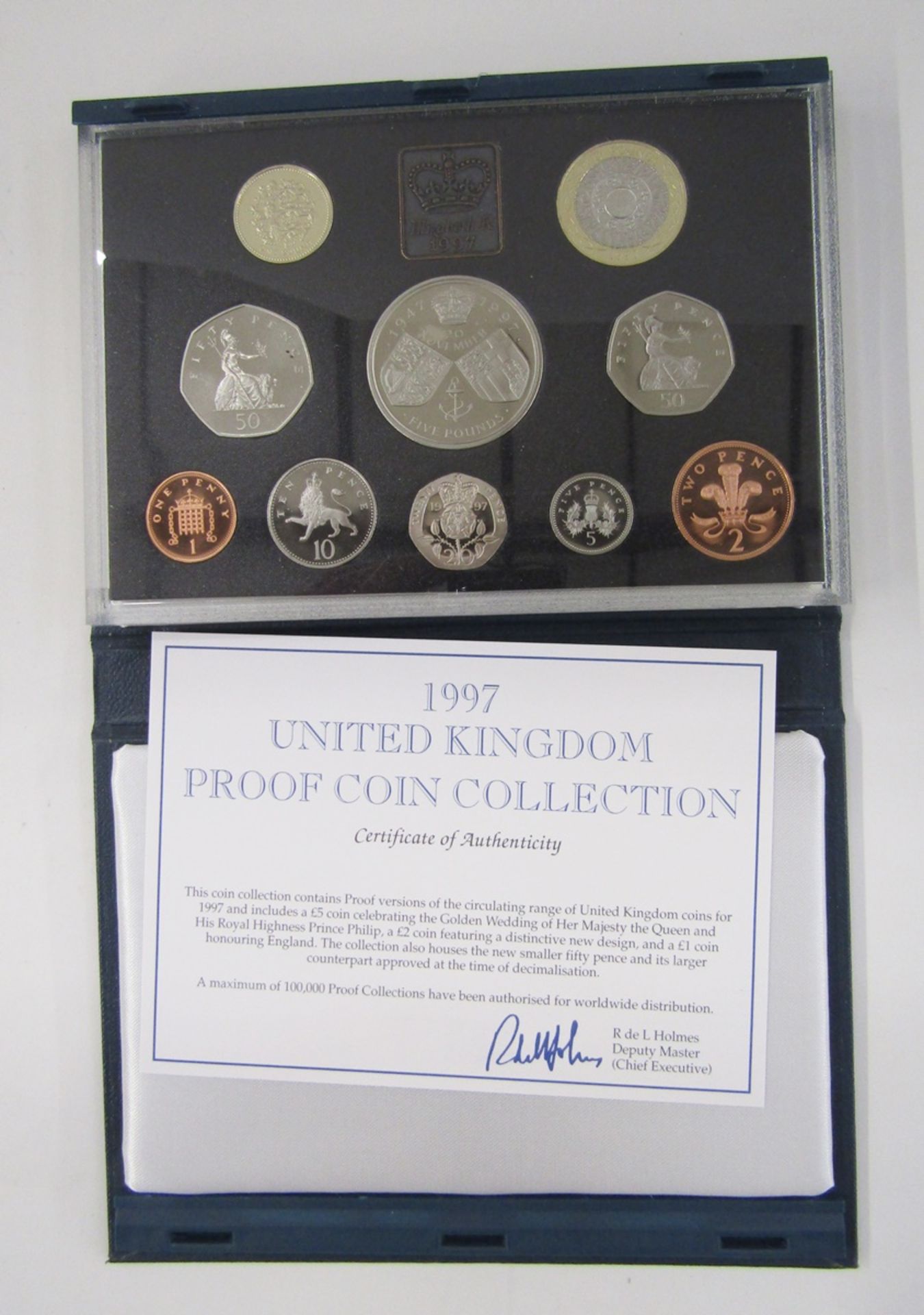 United Kingdom proof sets (5), 1996, 1997, 1998, 1999 and 2000. - Image 2 of 5