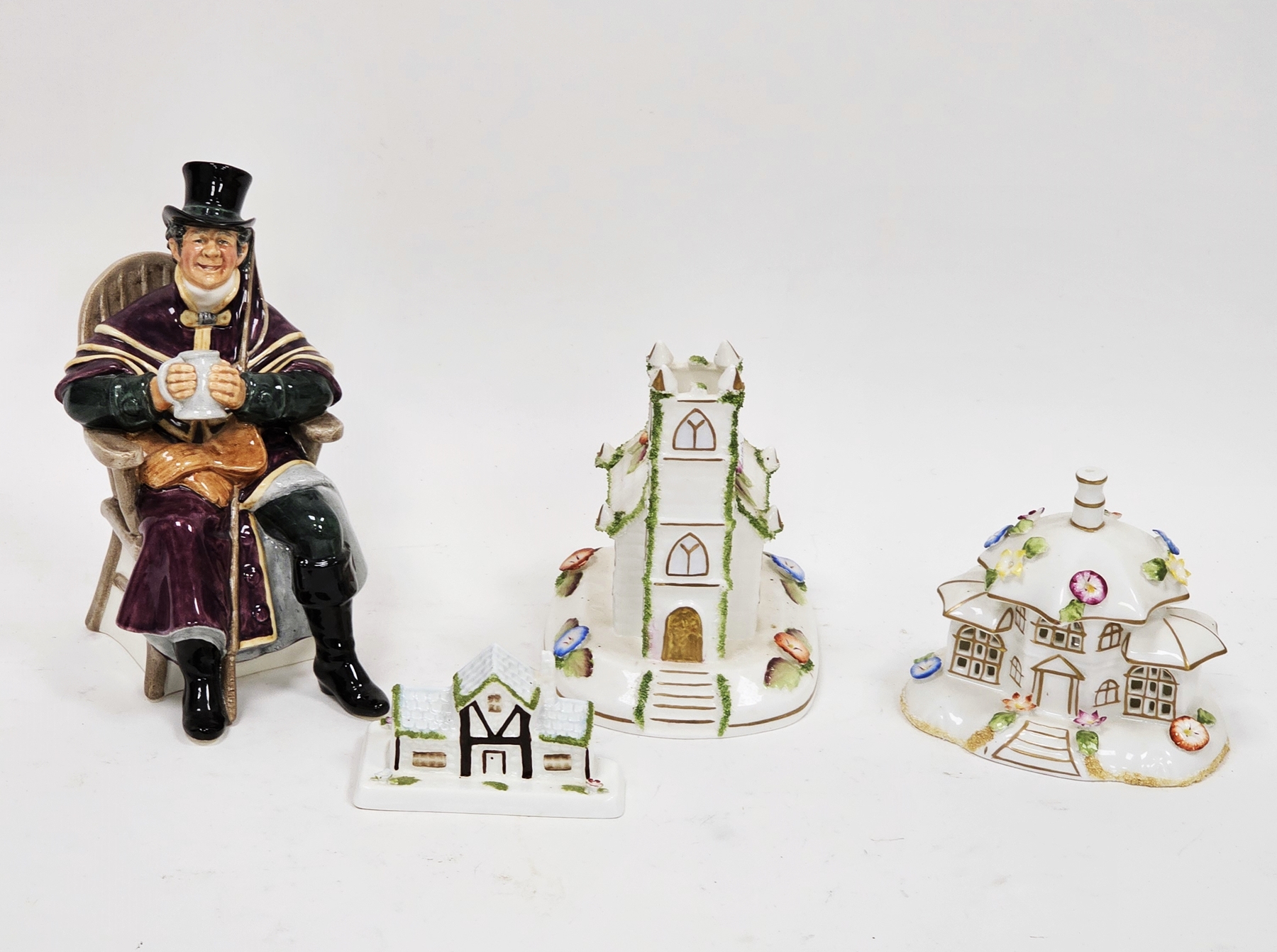 Royal Doulton bone china figure of The Coachman, printed green factory marks, HN2282, 18cm high