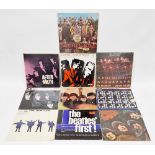 Collection of vinyl LPs to include the Beatles Sgt Pepper PCS7027 (YEX637/637/1) (scratched side 1