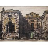 Richard Beer (1928-2017) Etching and aquatint "Worcester", limited edition, signed, titled and