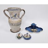 Collection of Continental pottery and porcelain, 19th century and later, including a Sevres-style