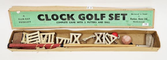 Kum-Bak Product clock golf set, boxed