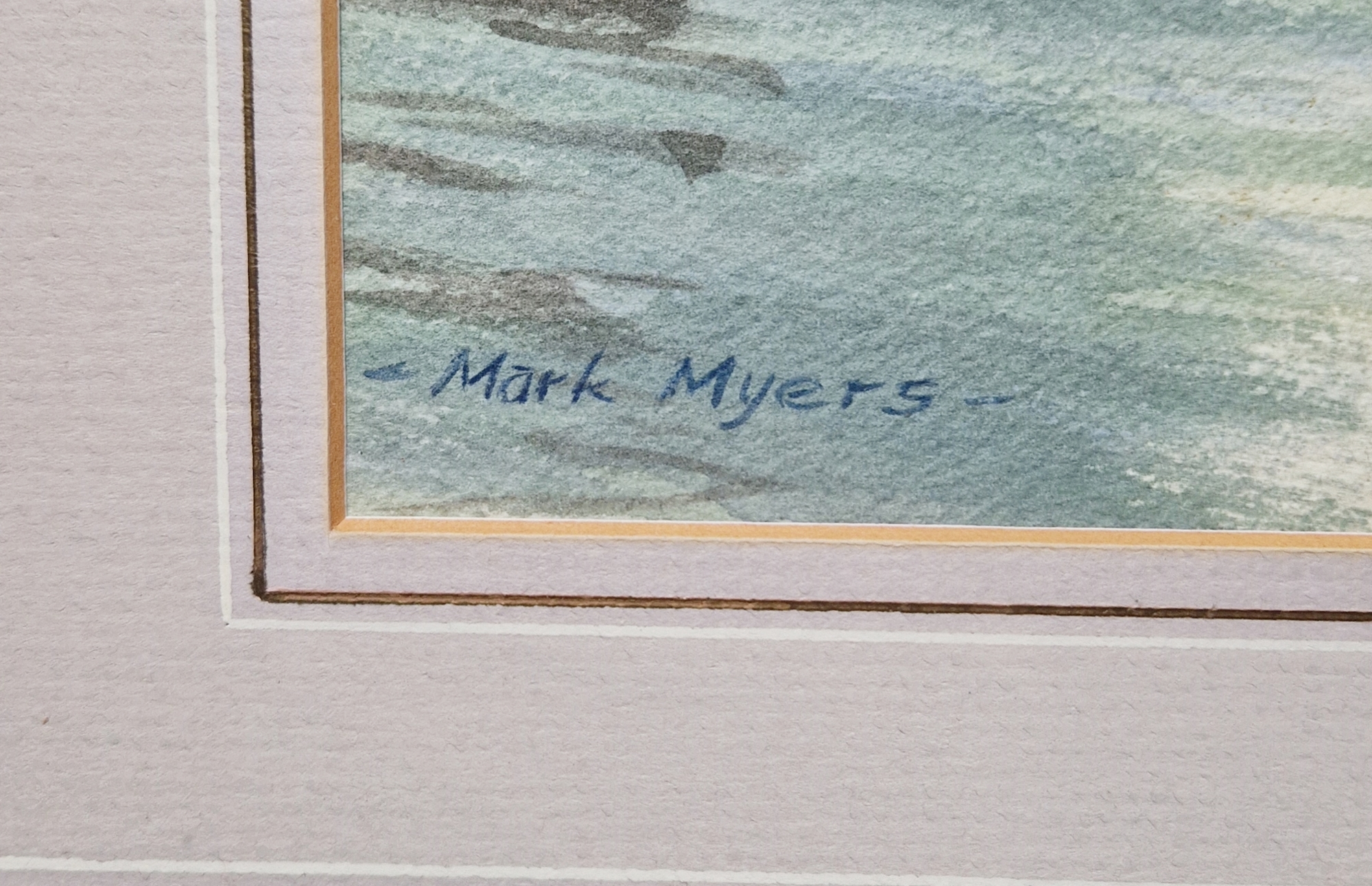 Mark Richard Myers (b.1945) Watercolour "Silver Tide, St. Ives (With Brig Eliza)", signed lower - Image 3 of 3