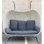 Bramblecrest three-seater cocoon garden swing seat