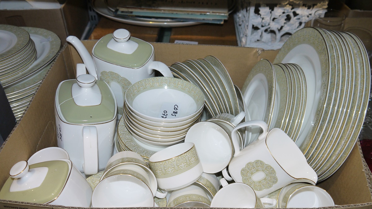 Royal Doulton 'Sonnet' part dinner service comprising coffee cups and saucers, coffee pot, teapot, - Image 3 of 3