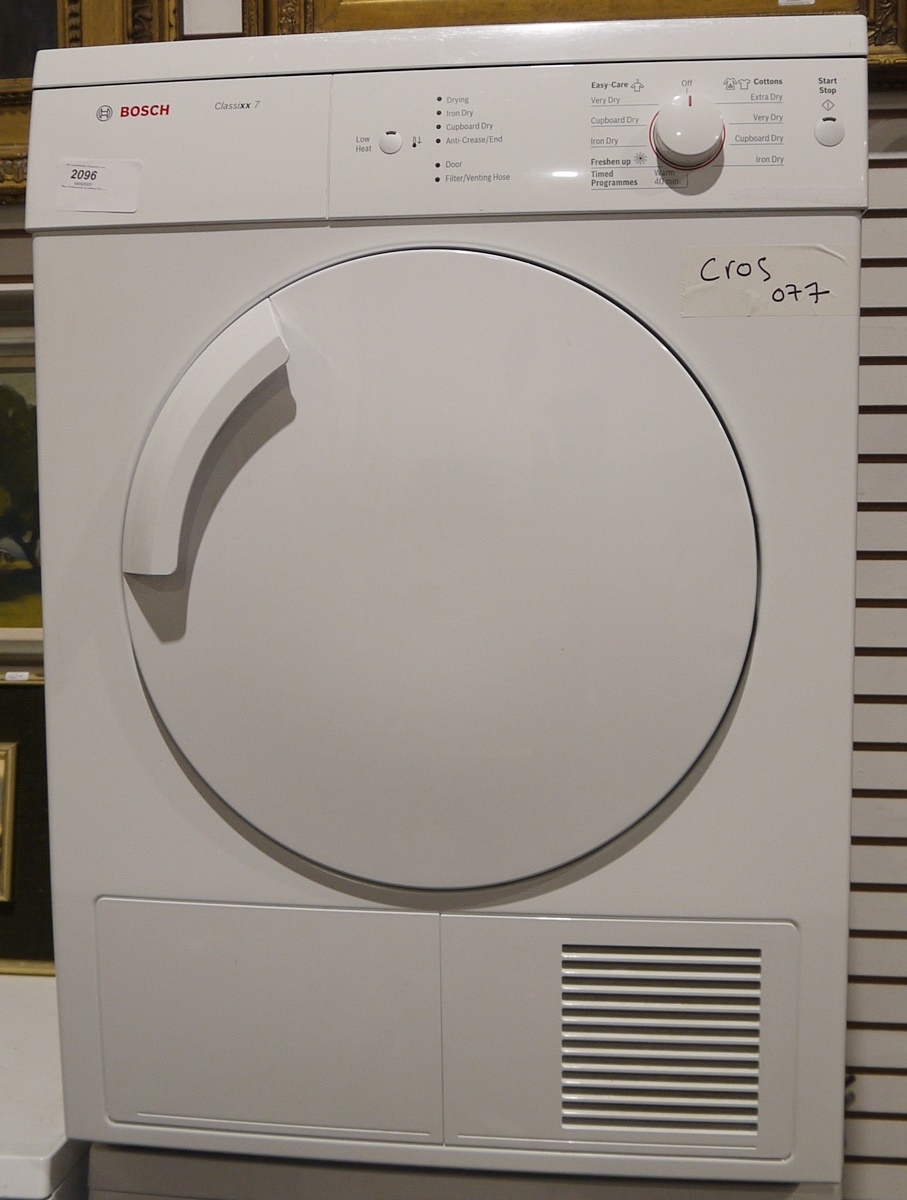 Bosch Classixx7 tumble dryer and Bosch 1400 washing machine