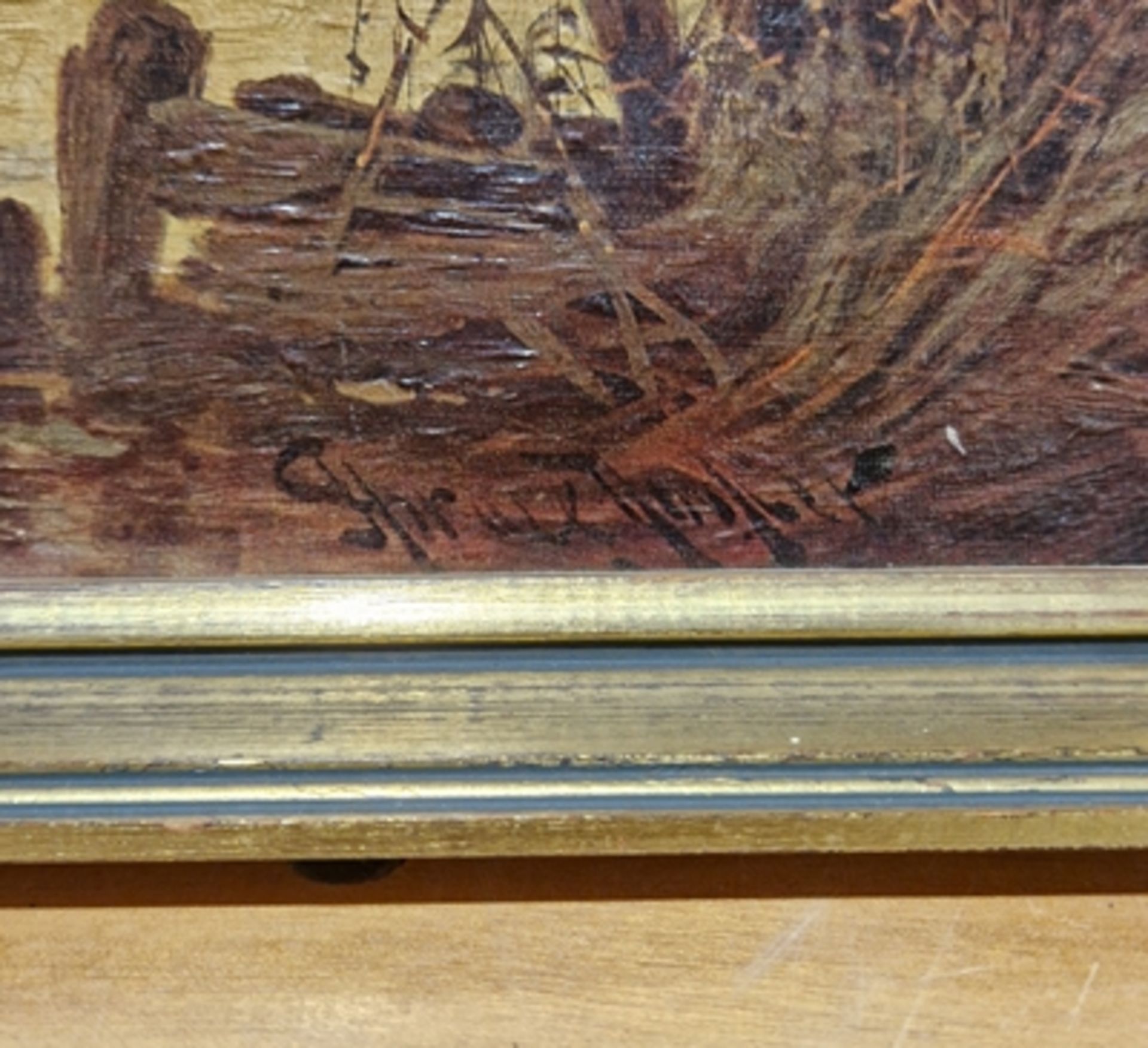 Margaret Marshall Winter Evening  Watercolour on paper, framed  glazed: 15 x 23 cm Signed lower - Image 7 of 7