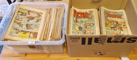 LOT SOLD IN LAST SALE Large collection of vintage Victor comics, circa 1970-1990s (two boxes)