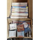Collection of classical vinyl and CDs to include Beethoven, Bach, Dvorak and others (2 boxes)