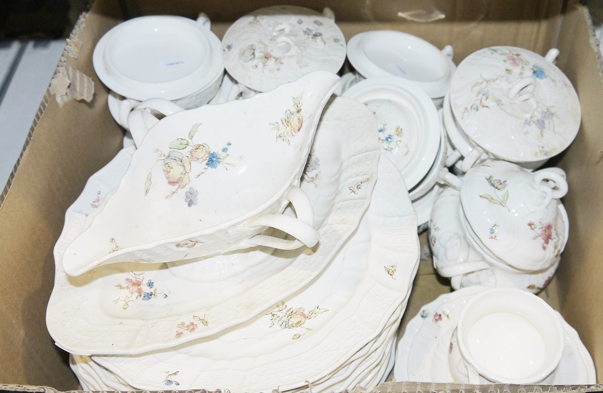 Continental part dinner service, possibly German, Waechtersbach, to include dinner plates, small
