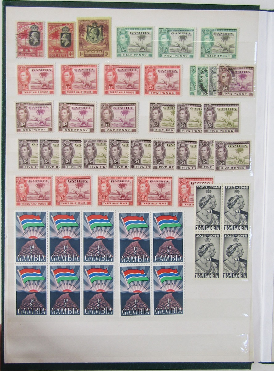 Br Empire Africa/others: Two stock books of mint and used definitives, commemoratives, postage - Image 3 of 3