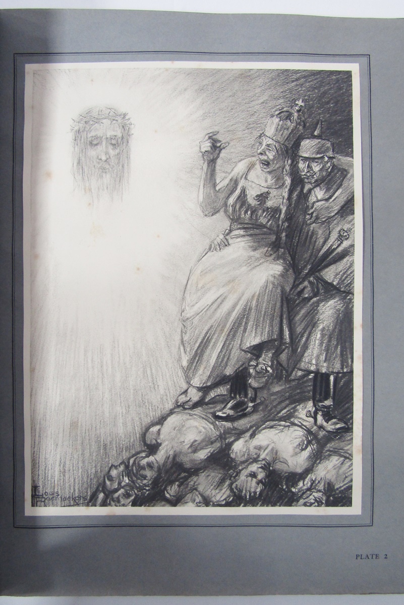 Raemaekers, Louis "La Guerre Dessin executes entre le mois d'Aout 1914 et la fin de 1915" chez - Image 28 of 41
