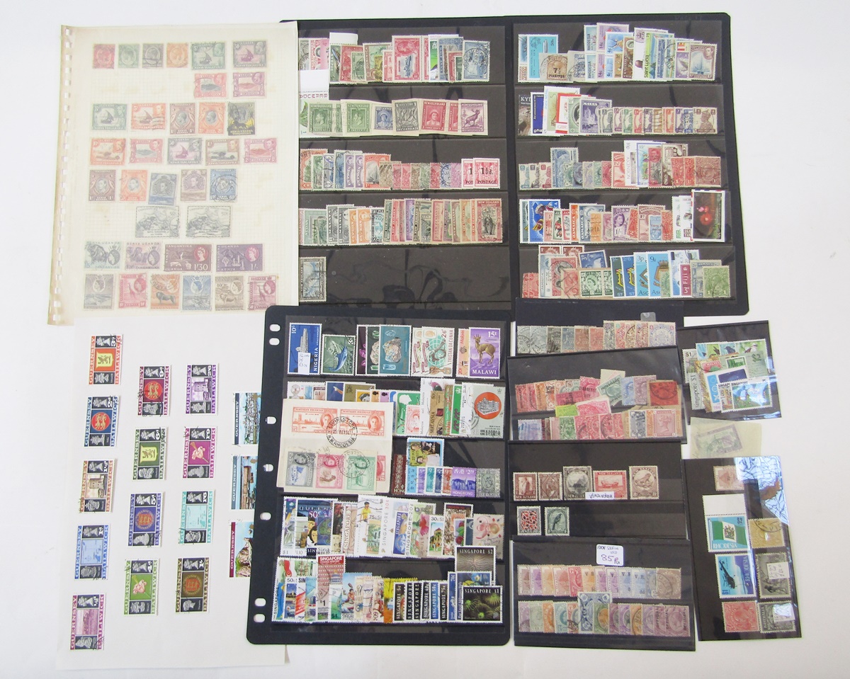 Br Empire/Commonwealth stamps: various stock-cards, leaves and packets of mint/used, QV-QEII, mainly