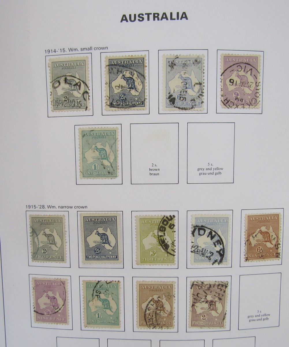 Australia stamps: Bespoke Davo album of mint and used 1913-1990s issues including postage due and - Image 2 of 18