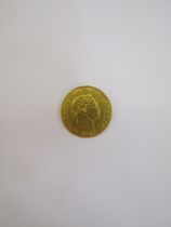 George III (1760 - 1820) gold half sovereign 1817, laurette head right, date below rev, crowned