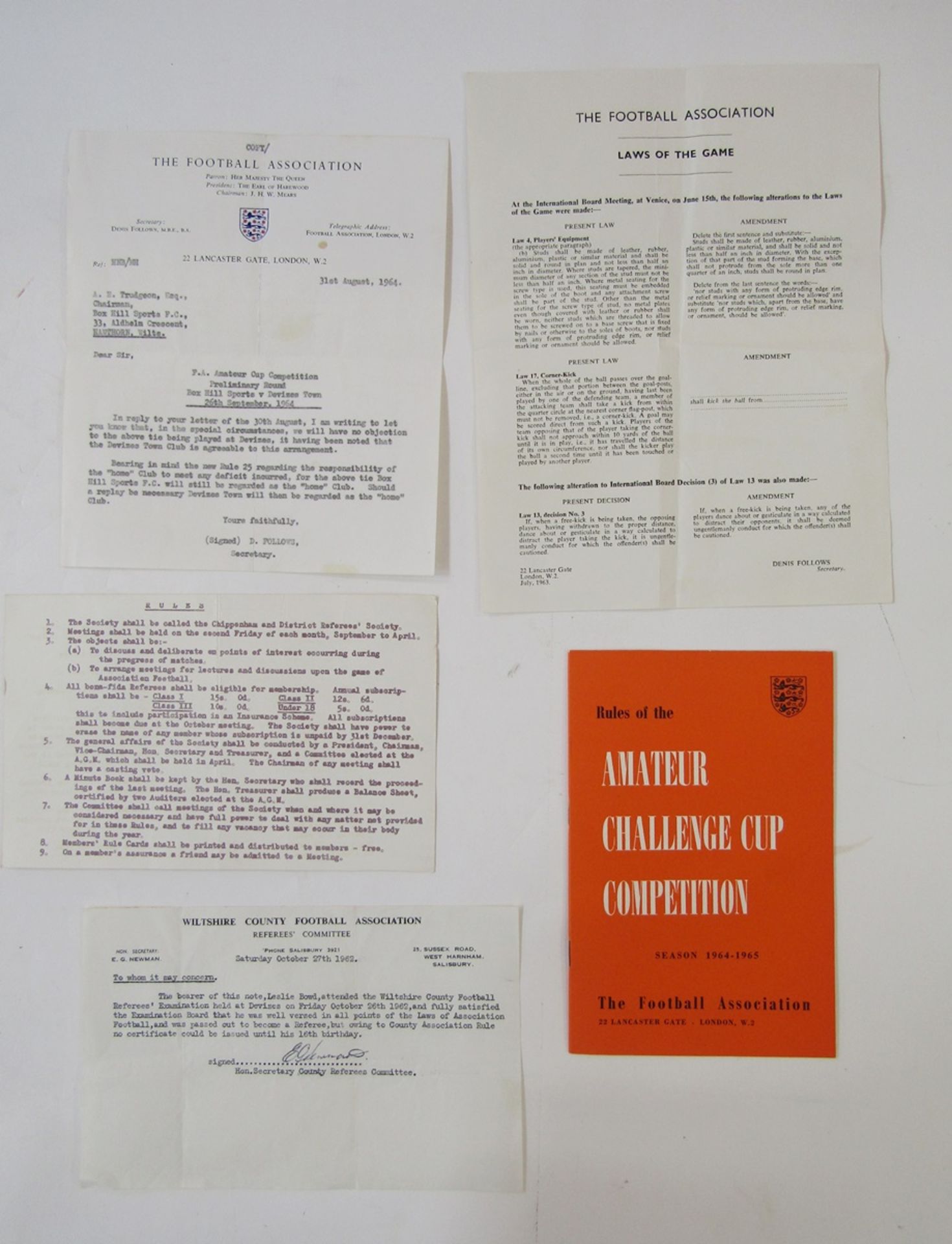 Quantity 1960s Wembley final football programmes; Blackburn Rovers V Wolverhampton Wanderers 1960, - Image 10 of 11