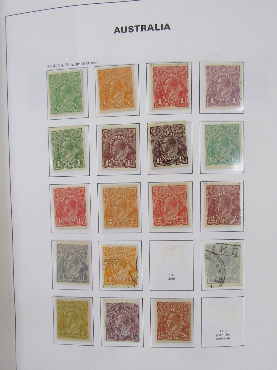 Australia stamps: Bespoke Davo album of mint and used 1913-1990s issues including postage due and - Image 4 of 18