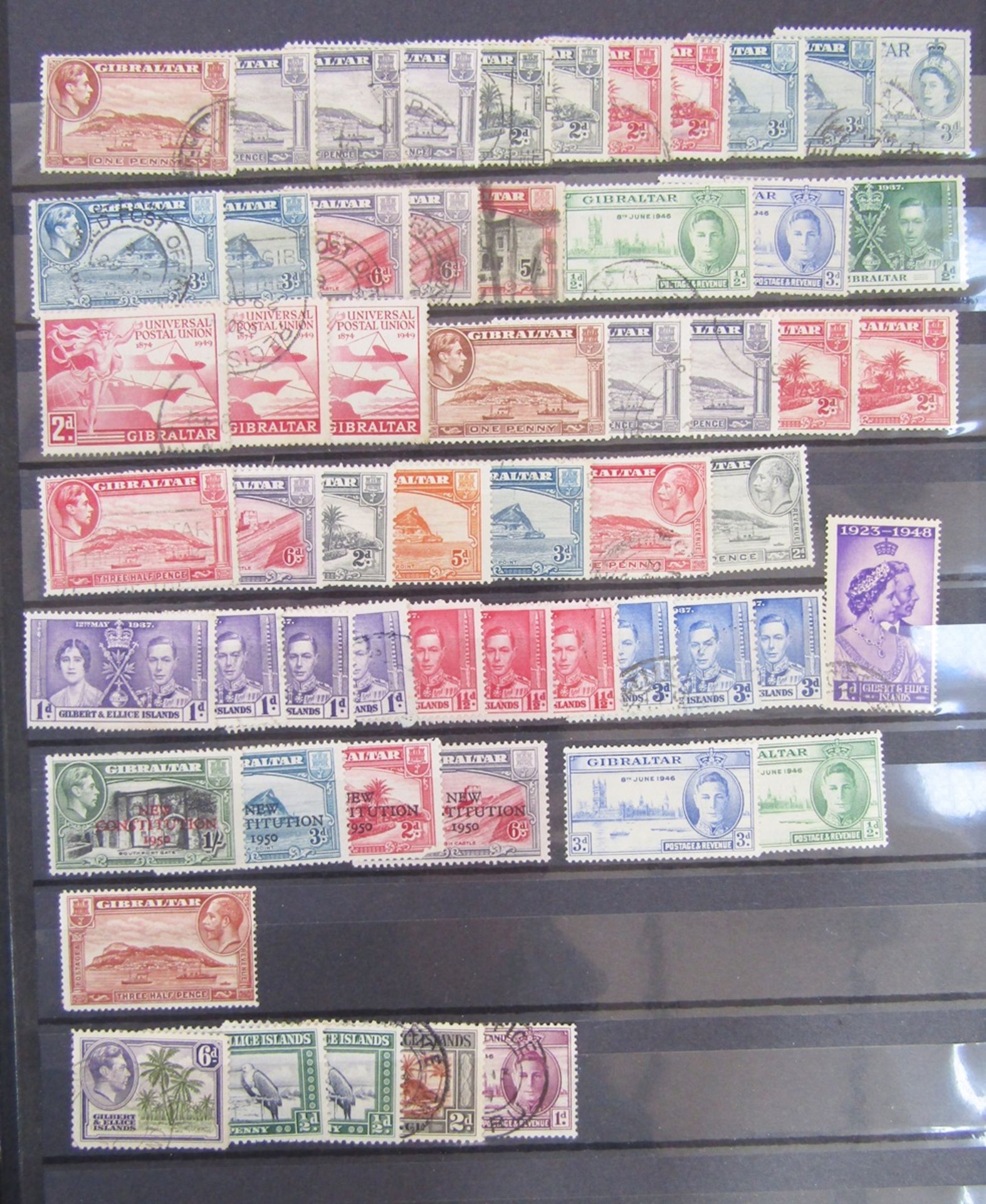 Br Empire/Commonwealth stamps: Mint and used, mostly KGVI-QEII accumulation in black album and 2 - Image 2 of 15
