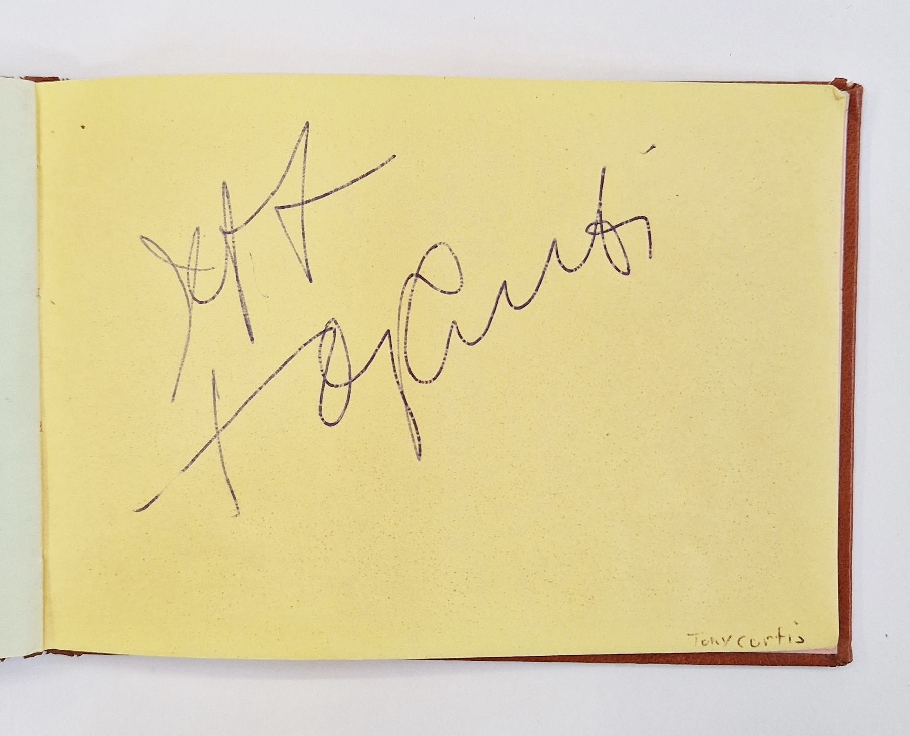 Autograph album, 20th century, to include actors, singers and other celebrities, including Elton - Image 17 of 20