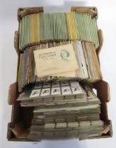 Extensive collection of cigarette and tea cards and sets in albums including John Player & Sons
