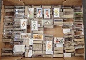 Large collection of early 20th century and later cigarette cards, all part sets, to include John