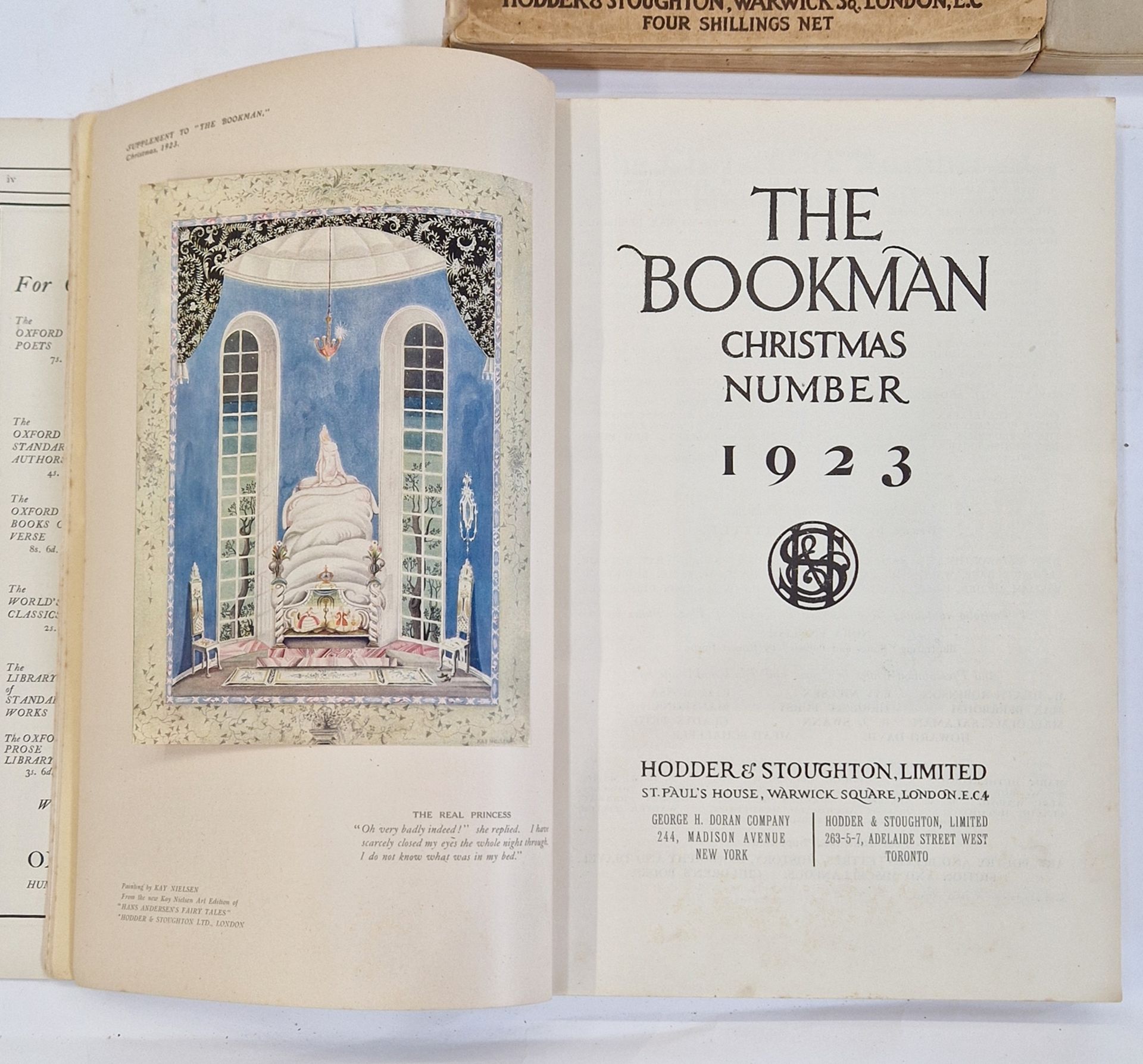 Collection of The Bookman Christmas Numbers - 1923 Kay Nielsen tipped in col plate "The Real - Image 3 of 5
