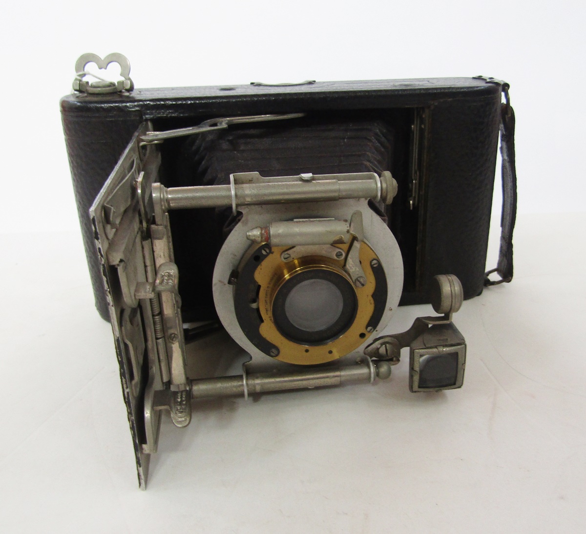 Early 20th century Butcher Midge no 0 manual falling plate camera, together with a Houghton - Image 3 of 4