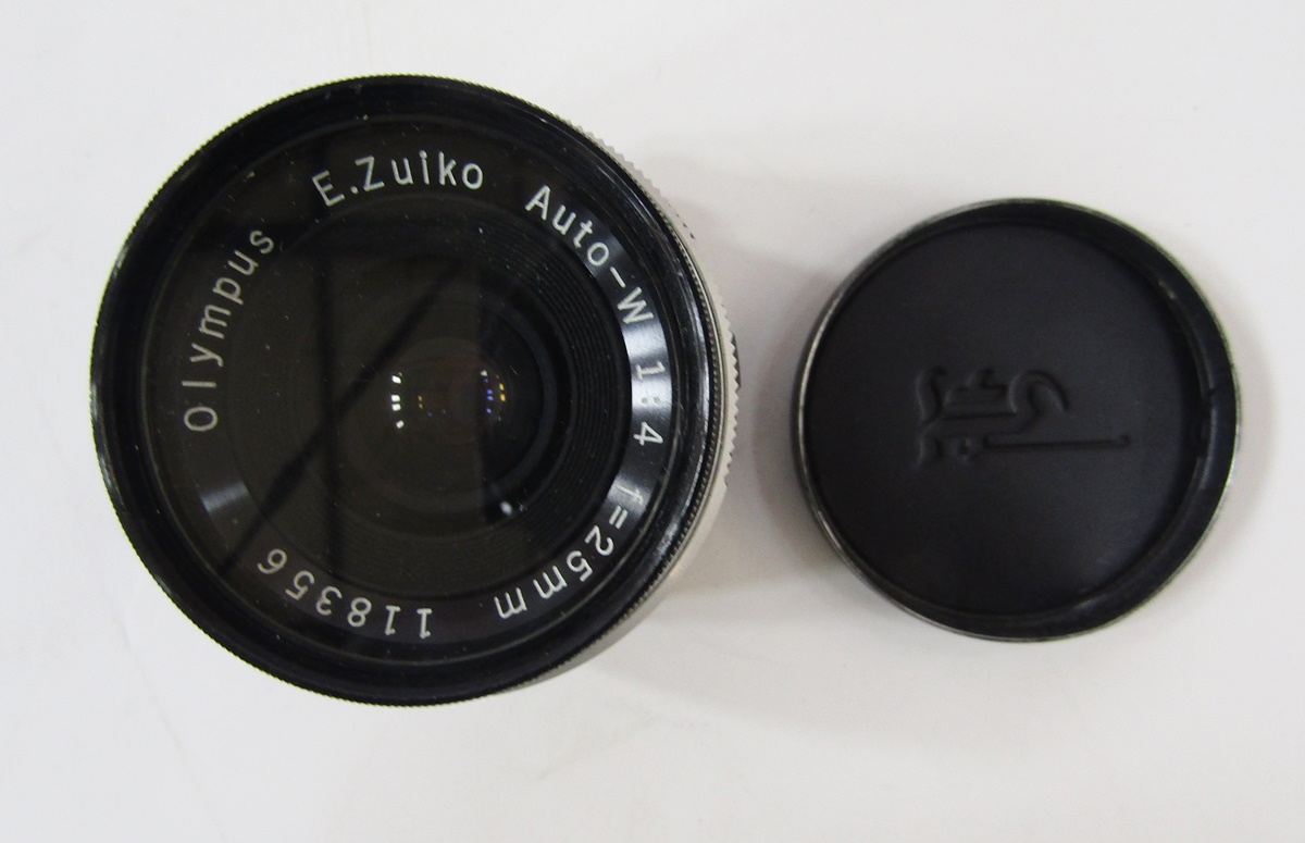 Olympus F Pen FT half frame camera, chrome, serial number 233199, with Olympus F.Zuiko auto s 1:1, - Bild 5 aus 10