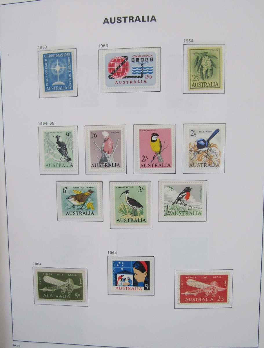 Australia stamps: Bespoke Davo album of mint and used 1913-1990s issues including postage due and - Image 14 of 18