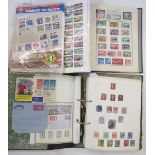 GB, Br Empire and rest of World stamps: Large box containing large lever arch folder of QV-QEII