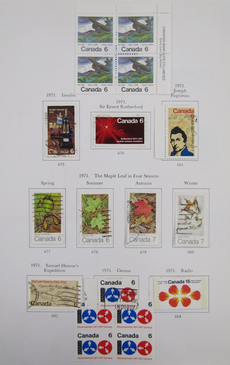 Canada and New Zealand stamps: Two large albums with Canadian QE II issues, 1967-94, in one and - Bild 12 aus 12