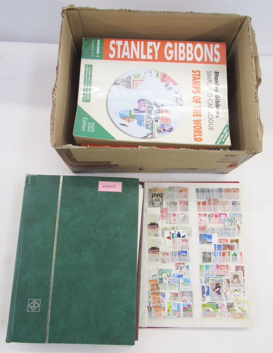 World stamps: Box of 3 large, A4, 30 page (double-sided) stockbooks largely filled, with issues from - Image 6 of 6