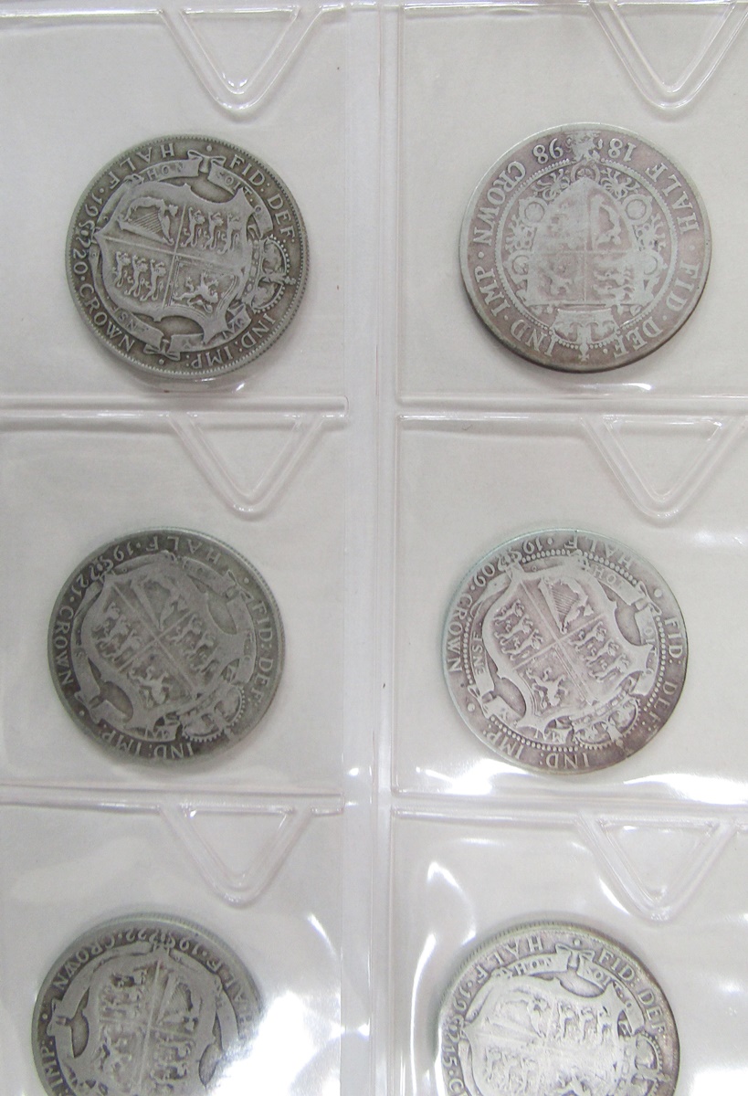 Collectors folder of English coinage, sixpences including William III 1697, William and Mary 4d - Image 10 of 15