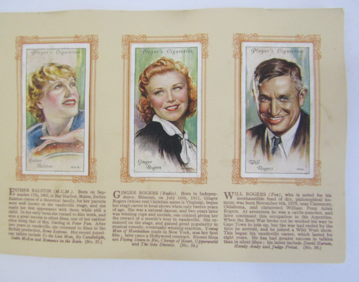 Selection of cigarette and tea card albums including John Player & Sons Cricketers 1938, PG Tips - Bild 7 aus 9
