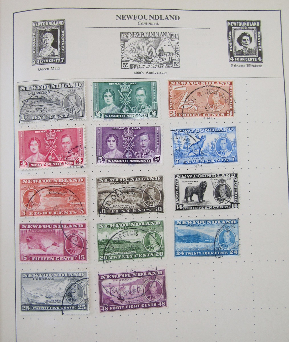 World stamps: Triumph and Strand albums (2), about 580 total pages, many of which well filled - - Bild 6 aus 9