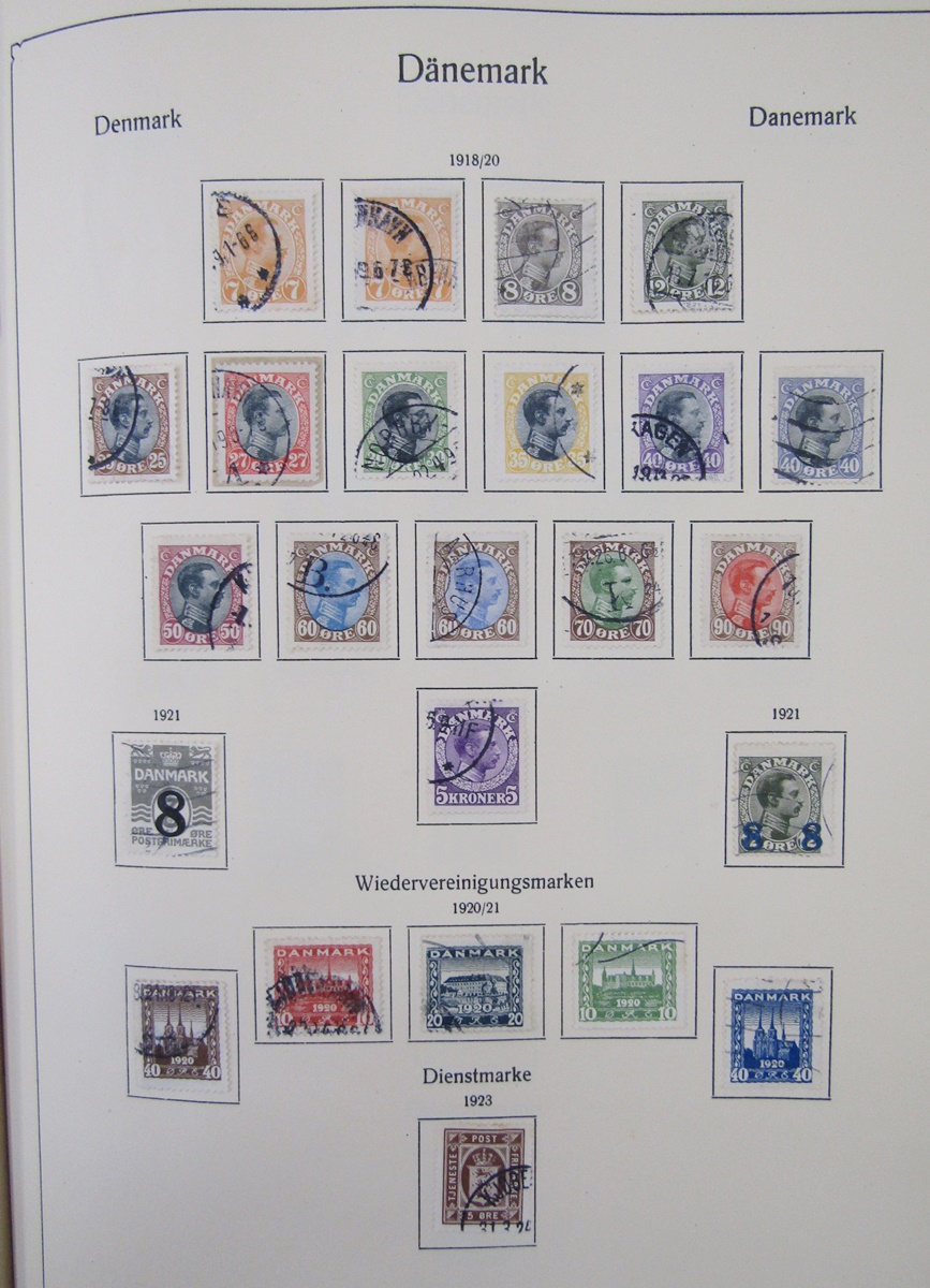 Stamps of Denmark: Green album and large stock-book of definitives, commemoratives, official, - Image 7 of 15