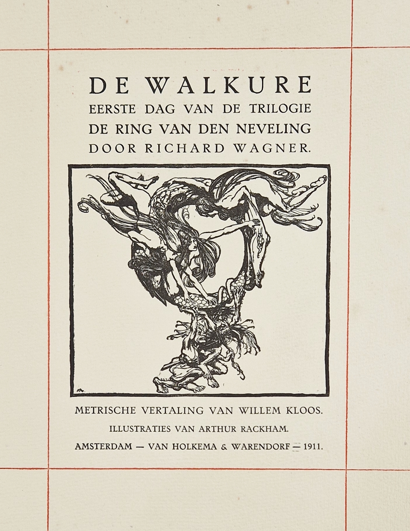 Rackham, Arthur (ills.) Kloos, Willem , Wagner. Richard "Godenschemering" no 103, "Siegfried", no. - Image 6 of 8