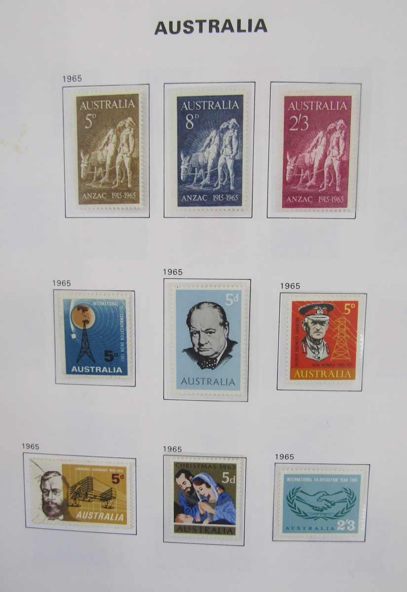 Australia stamps: Bespoke Davo album of mint and used 1913-1990s issues including postage due and - Image 15 of 18