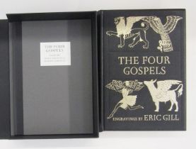 Gill, Eric (ills.)  "The Four Gospels of the Lord Jesus Christ...." Folio Society reprint of the