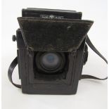 Early 20th century Thornton Packard special Ruby flex plate camera, with Taylor Hobson Cooke