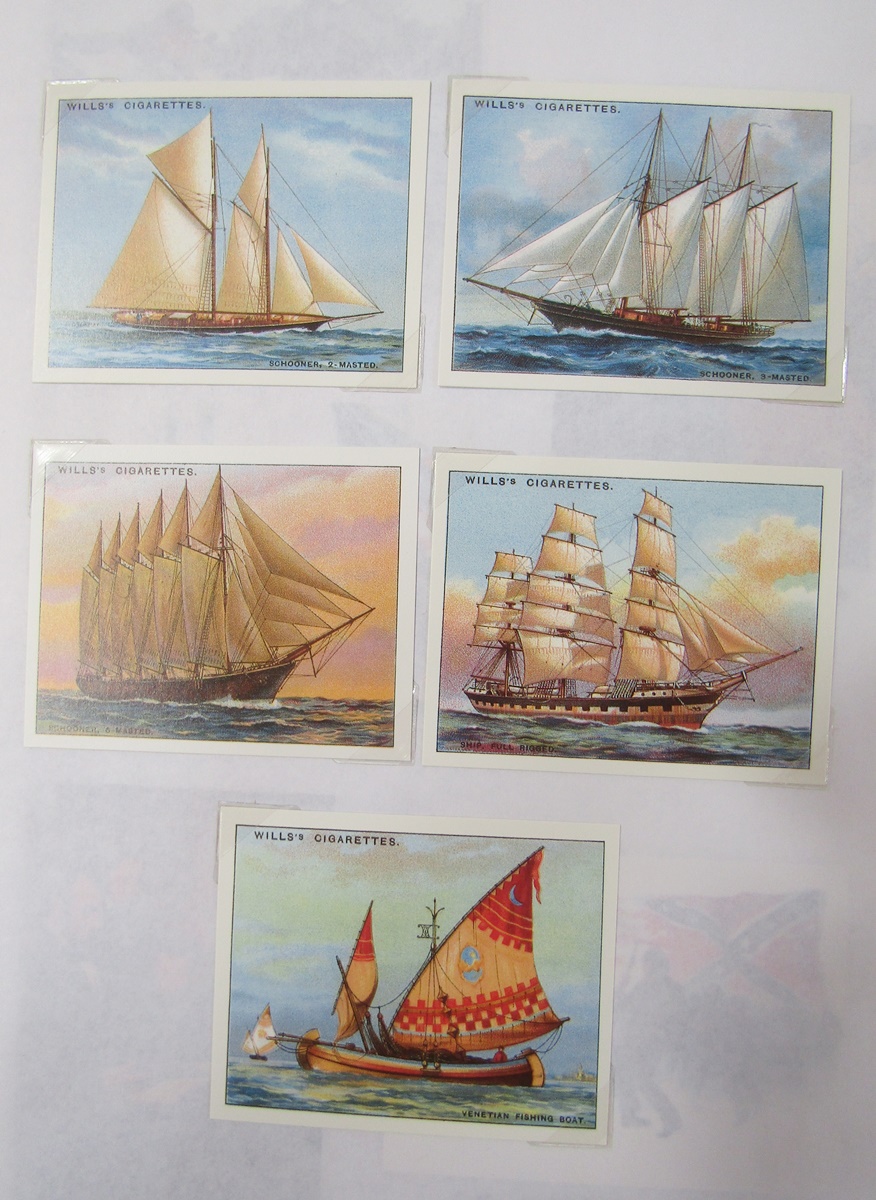 Extensive collection of mostly reproduction cigarette and tea cards in various albums, including - Bild 5 aus 10