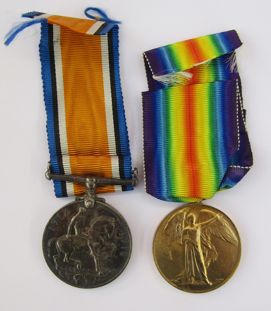 WWI War Medal and Victory Medal named to "166046.PNR.J.SEED.R.E.", Imperial Service Medal in case of