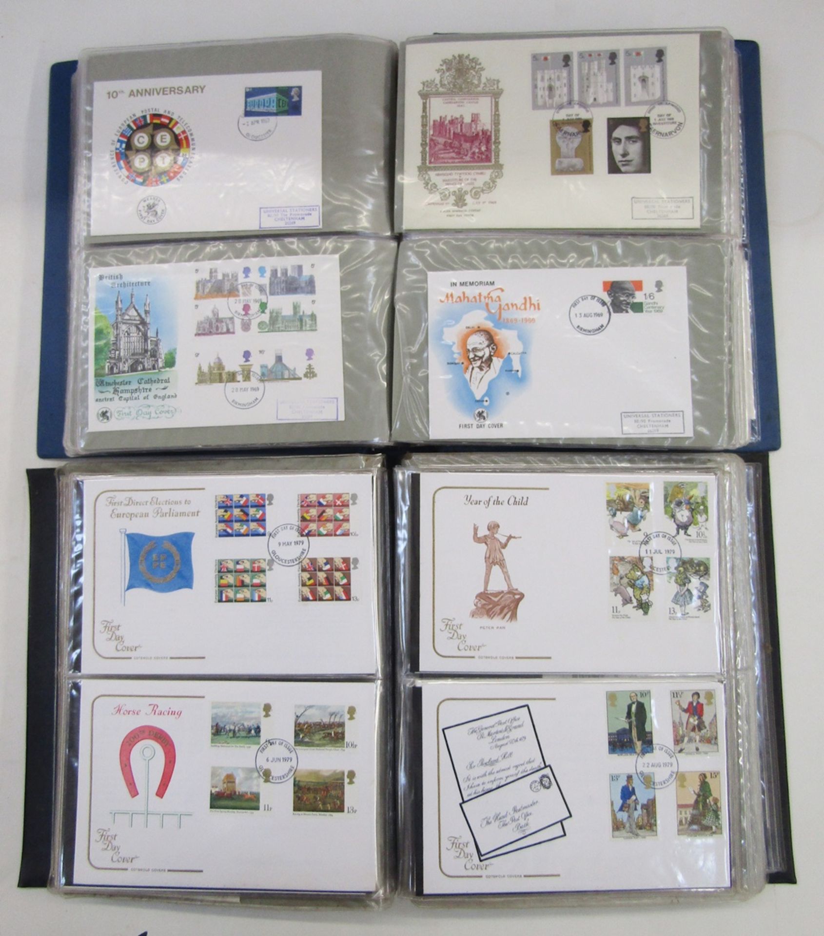 GB & all world stamps: Box of 5 albums and 2 cover albums (mainly GB 1970’s purposed-to-event) - Image 4 of 4