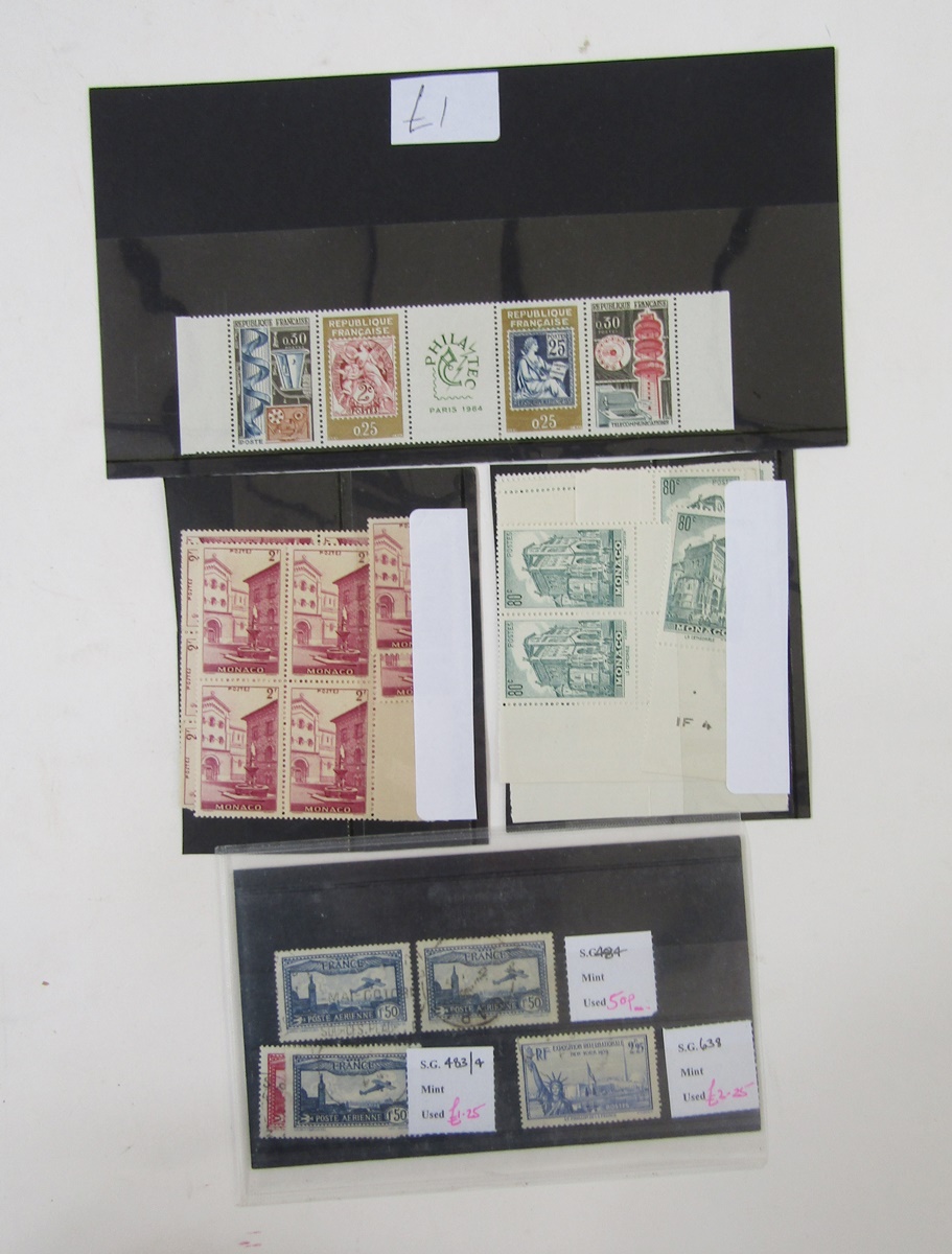 World stamps: Box of ex-dealer stock remainders on stock-cards, much mint including unmounted, - Image 3 of 3