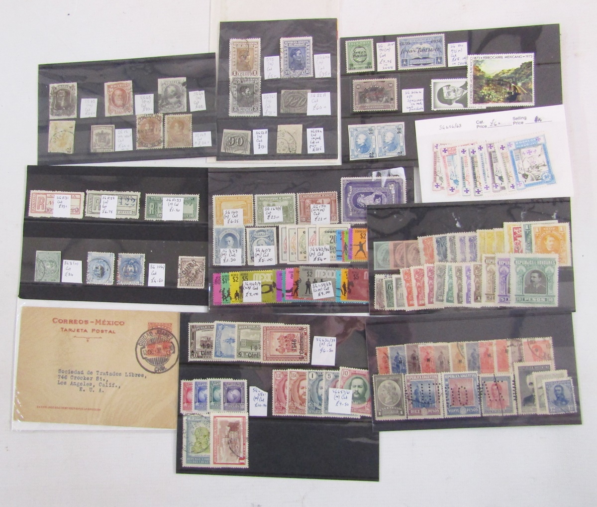 World stamps: Mint & used definitives, commemoratives etc from mid 1800s on stock card/sheet & in - Image 2 of 2