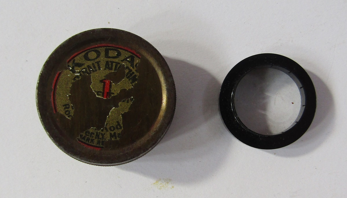 WWI Princess Mary Christmas tin, WWI mark II bayonet and scabbard, two WWII compasses. - Image 13 of 13