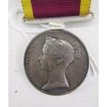 Victorian China war medal 1842, named to 'Joseph Woodcock 98th Regiment Foot', replacement ribbon