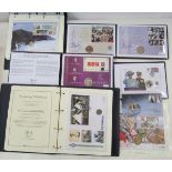 GB & World stamps: Large box of over 25 Westminster limited edition numismatic-philatelic covers