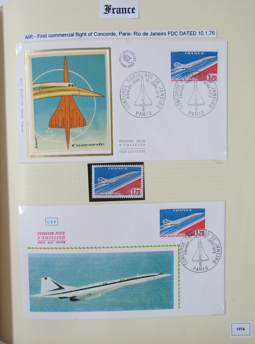 Stamps of France: Box of 4 albums of definitive, commemorative, Red Cross, Counseil de Europe, - Bild 9 aus 10