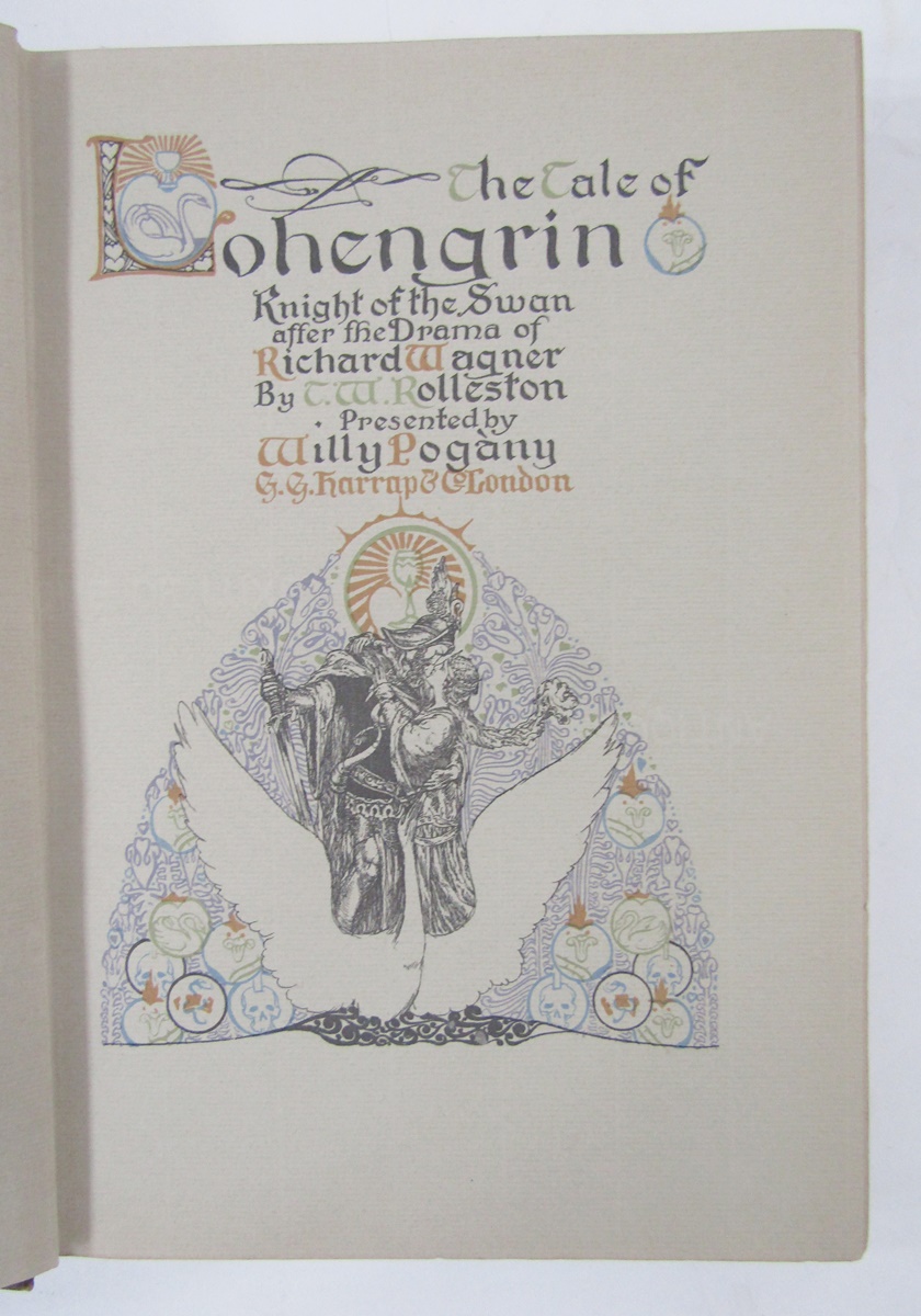 Pogany. Willy ( ills.) "The Tale of Lohengrin - Knight of the Swan ...after the Drama of Richard - Image 4 of 13